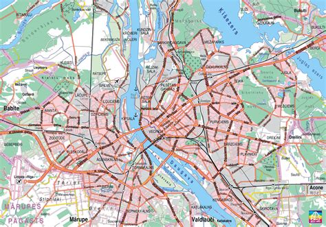 street map of riga.